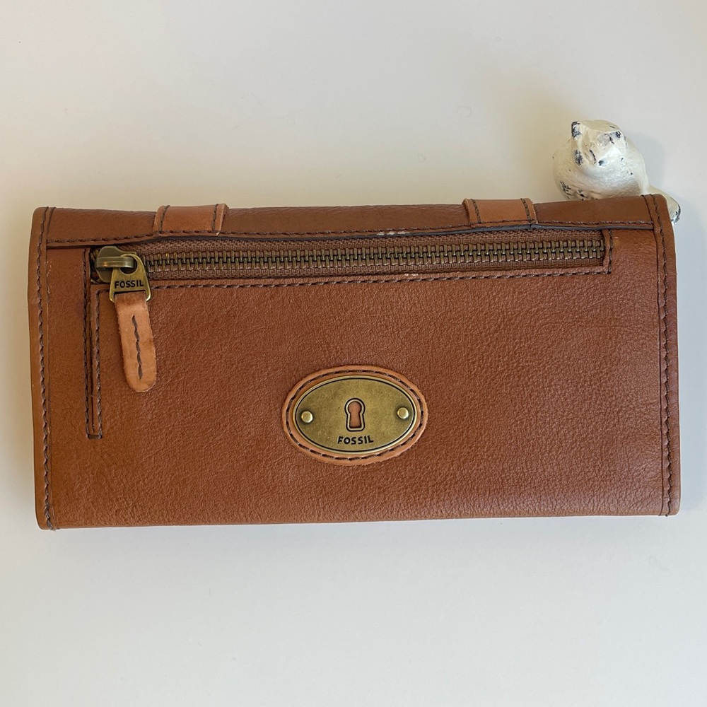 Fossil Long Live Vintage Genuine Leather Wallet - Picture 4 of 15